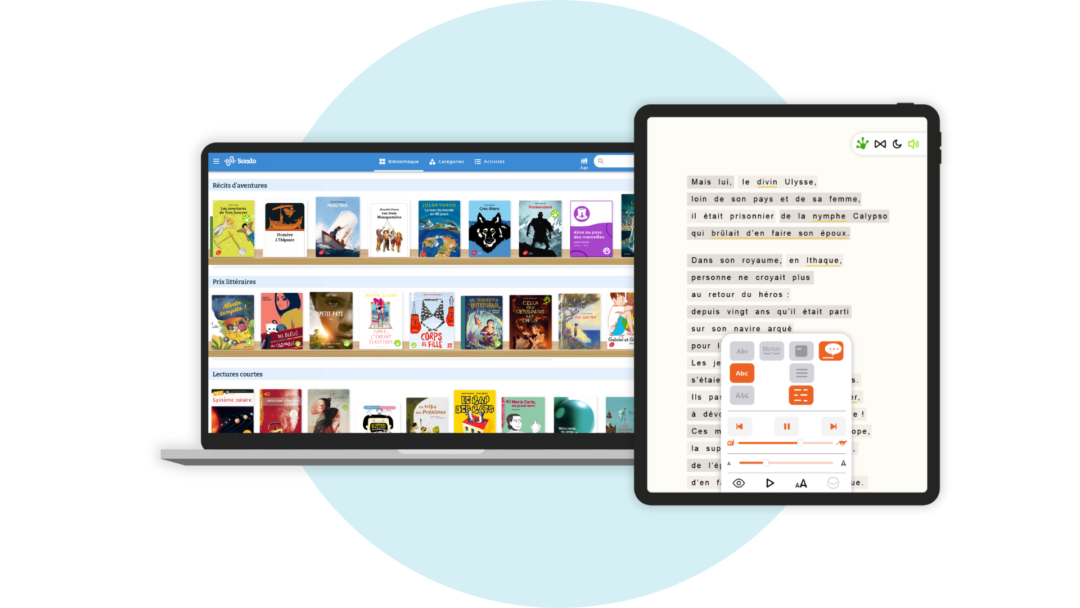 La plateforme SONDO sur ordinateur et tablette