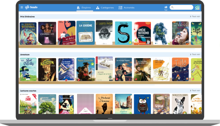 L'application SONDO sur ordinateur