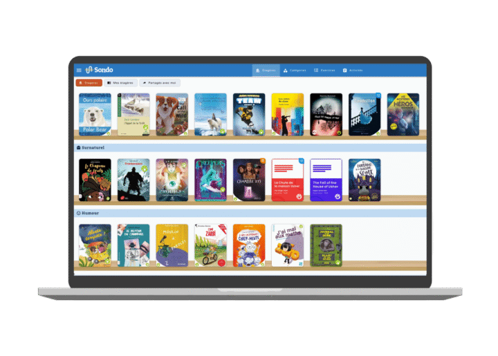 Catalogue SONDO canada sur ordinateur.