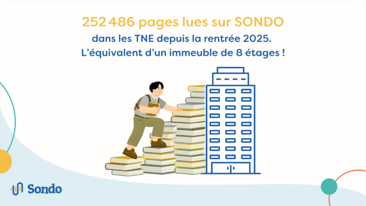 1 million de pages lues sur sondo dans les TNE.